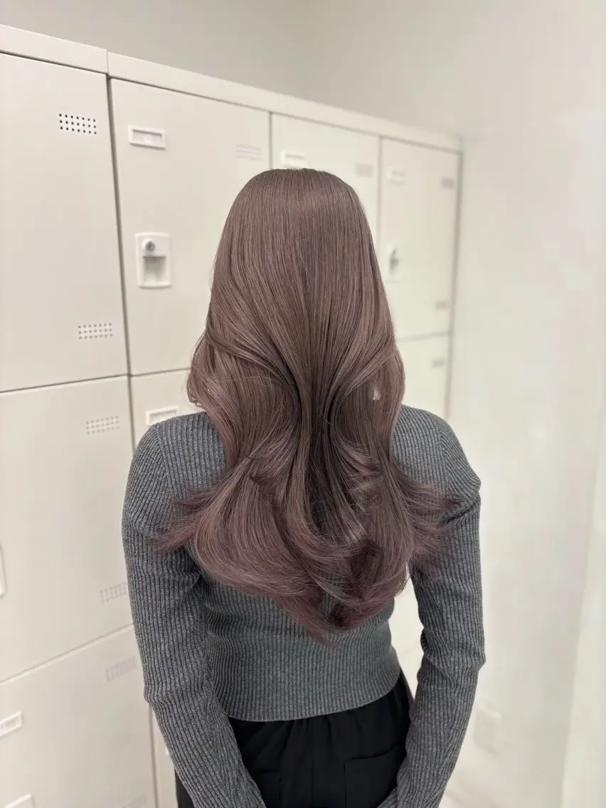 ロング カラー パーマ ヘアアレンジ メンズ ヘアカラー ♡ 𝐑𝐈𝐎♡のヘアスタイル
