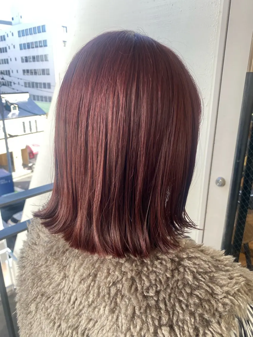 ミディアム カラー 透明感カラー ハイライトカラー インナーカラー ハイライト 髪質改善 カット ヘアカラー トリートメント misa🫧ナチュラ ル縮毛矯正/髪質改善のヘアスタイル
