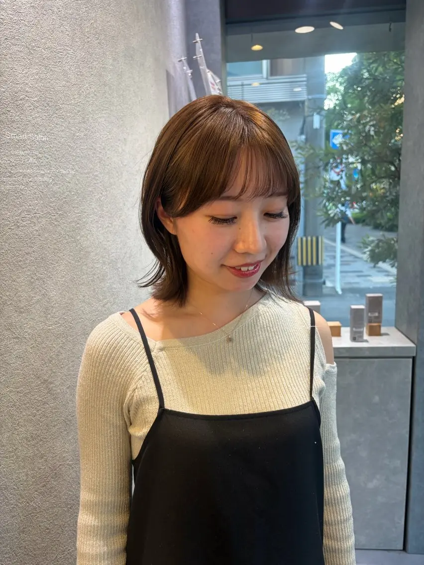 ミディアム カット ヘアカラー トリートメント Sol / chika🪽のヘアスタイル