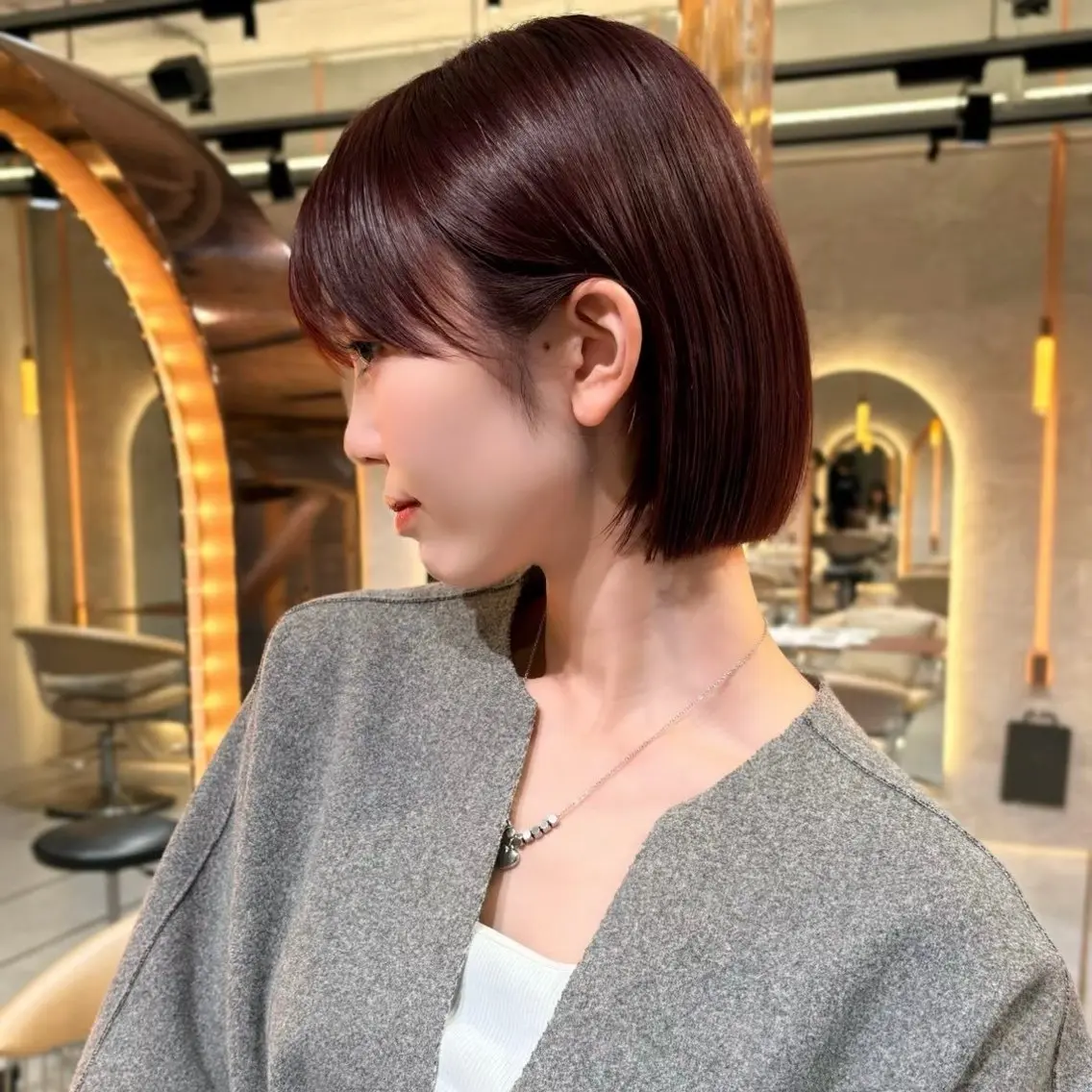 ロング カット 縮毛矯正 トリートメント 🦋高屋敷陸🦋 レイヤー/ハイトーンのヘアスタイル