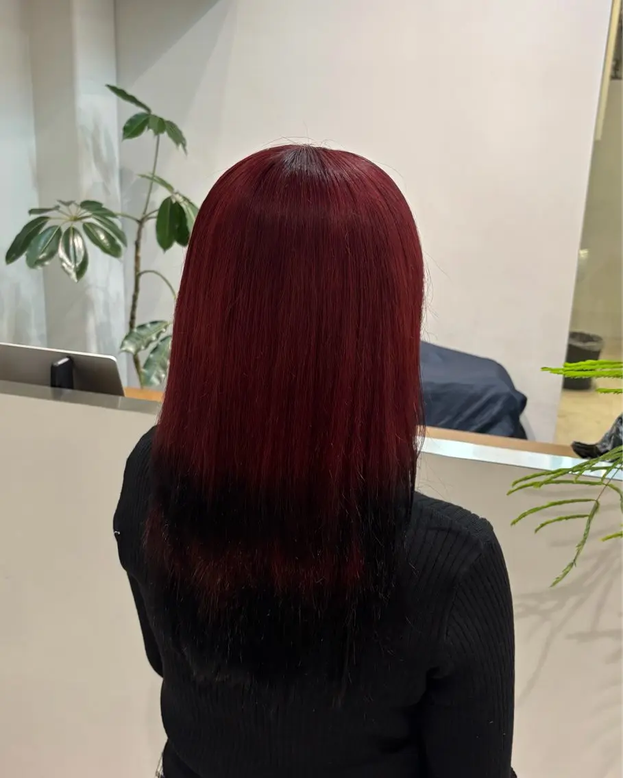 ロング カラー ヘアアレンジ デザインカラー ダブルカラー 小島千夏のヘアスタイル