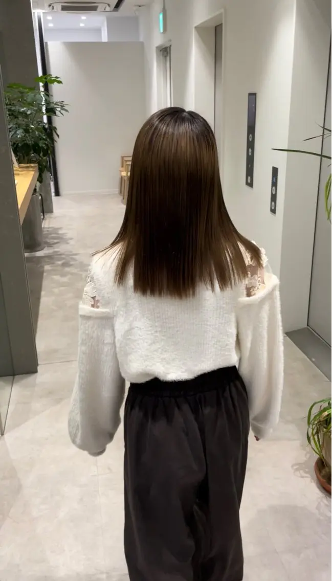 ミディアム 髪質改善 トリートメント トリートメント ヘッドスパ 髪質改善ヘアケア 艶髪特化/上田のヘアスタイル