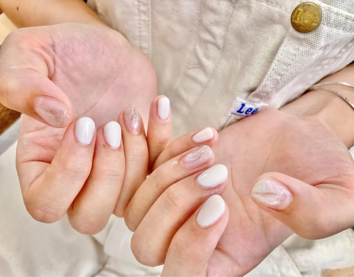 ネイル ぷっくりネイル ハンドネイル mogunail &blowのネイルデザイン
