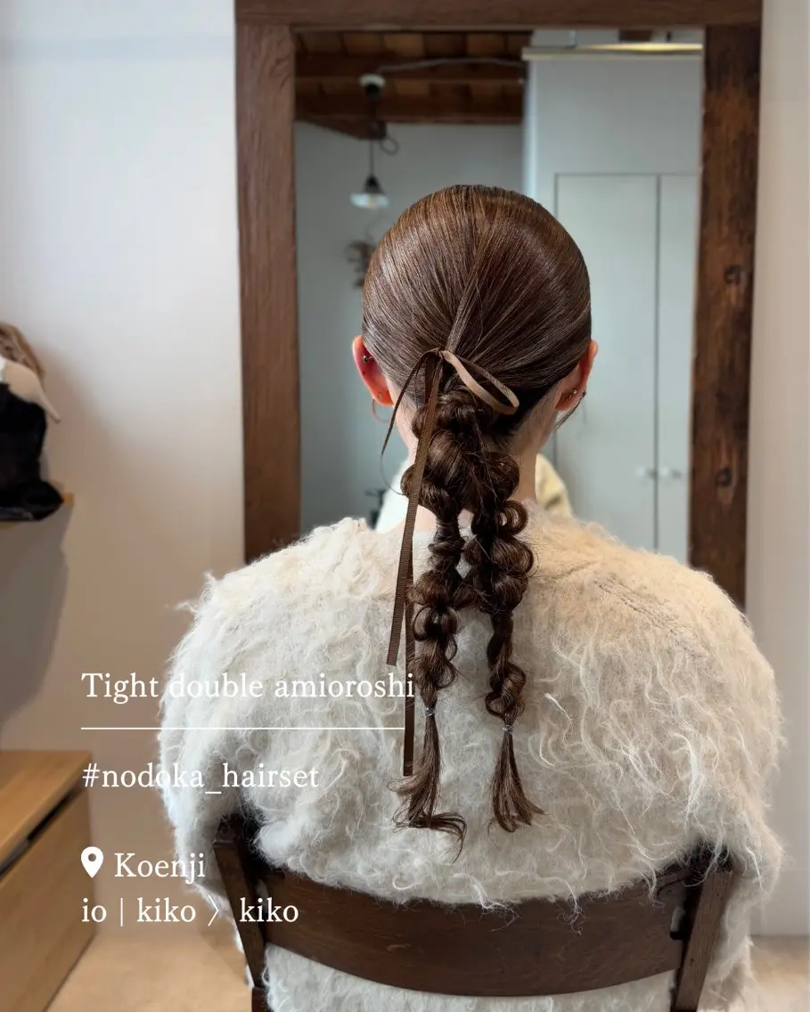 ロング ヘアアレンジ ヘアセット お呼ばれセット🕊️ 高円寺/太田和のヘアスタイル