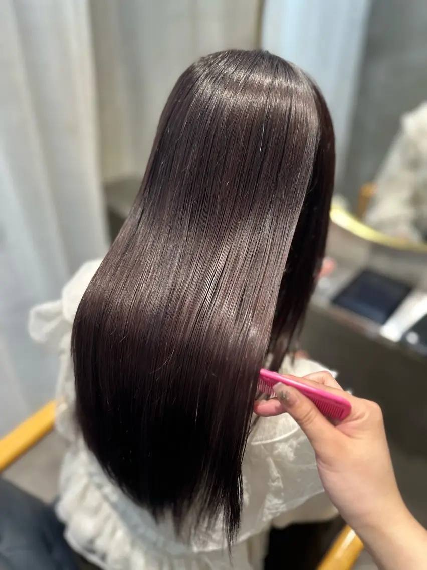 ロング カラー カット ヘアカラー ︎︎カイ ミズキ 🎀のヘアスタイル