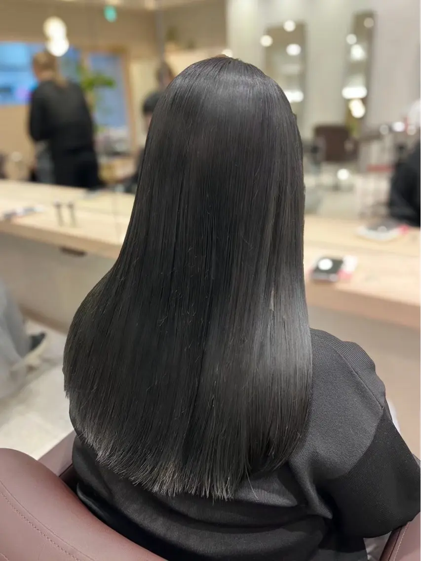 ロング カラー ヘアカラー トリートメント 艶髪×透明感カラー /cocoのヘアスタイル