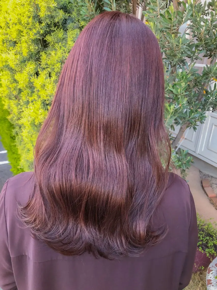 セミロング カラー カット ヘアカラー SET-UP北長瀬 Yurukiのヘアスタイル
