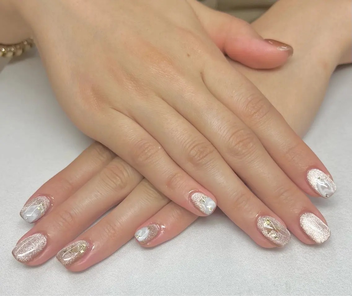 ネイル AISAフィル× ハードモチ最強のネイルデザイン