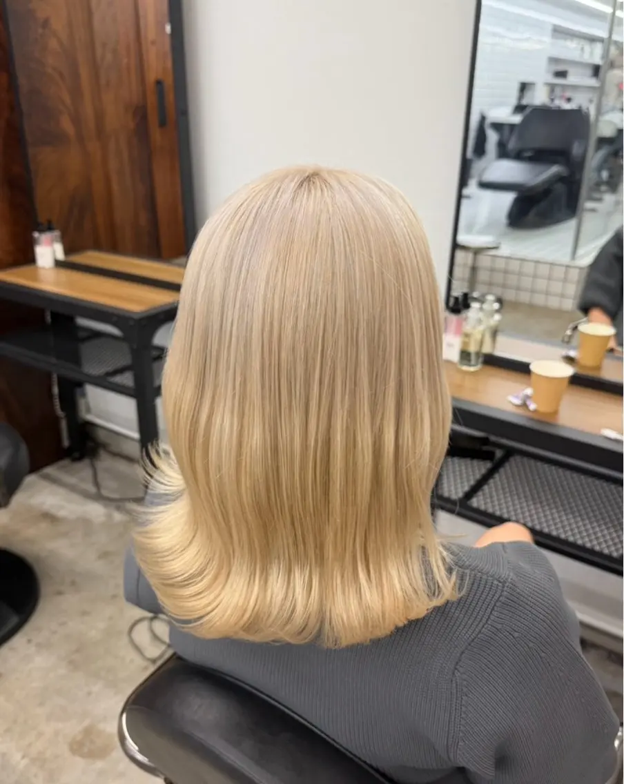 カラー 🍒透明感カラー× 艶髪🍒Mihoのヘアスタイル
