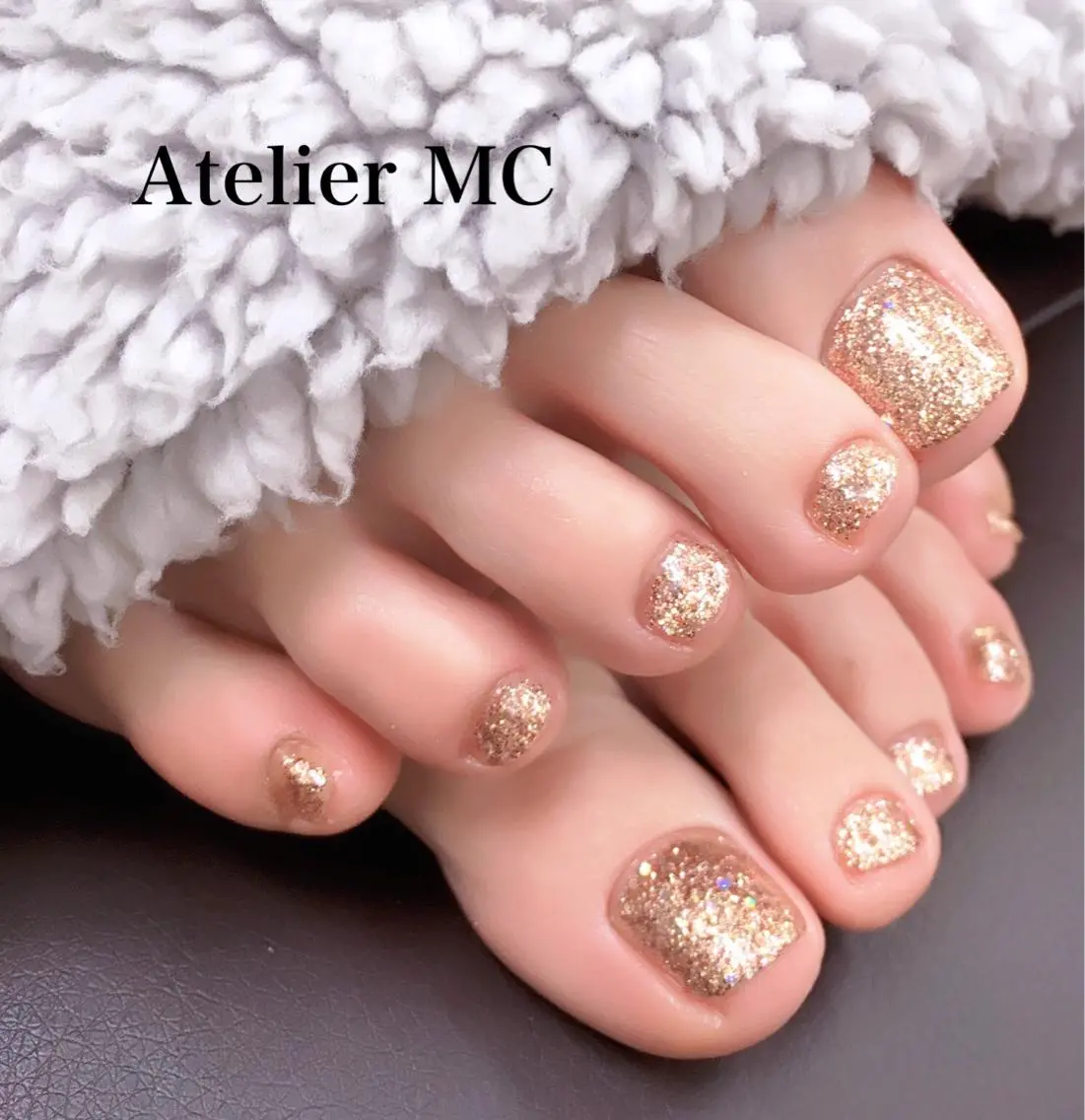 👣オフ無し限定👣フット👣ラメワンカラー👣の写真