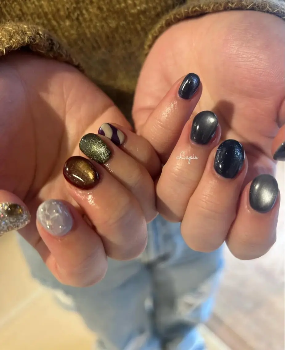 ネイル ハンドネイル Lapis *のネイルデザイン