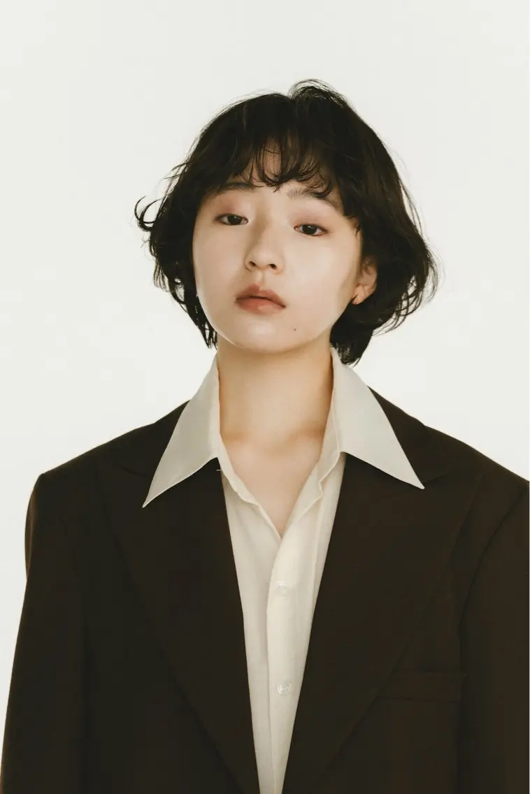 ショート カラー パーマ ヘアカラー 小野 愛花のヘアスタイル
