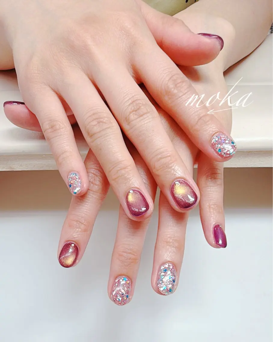 ネイル ハンドネイル ハンドケア 胡蝶蘭レディースサロ ンNailMOKAのネイルデザイン
