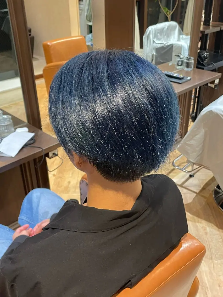 メンズ ヘアカラー 井上 孝雄のヘアスタイル