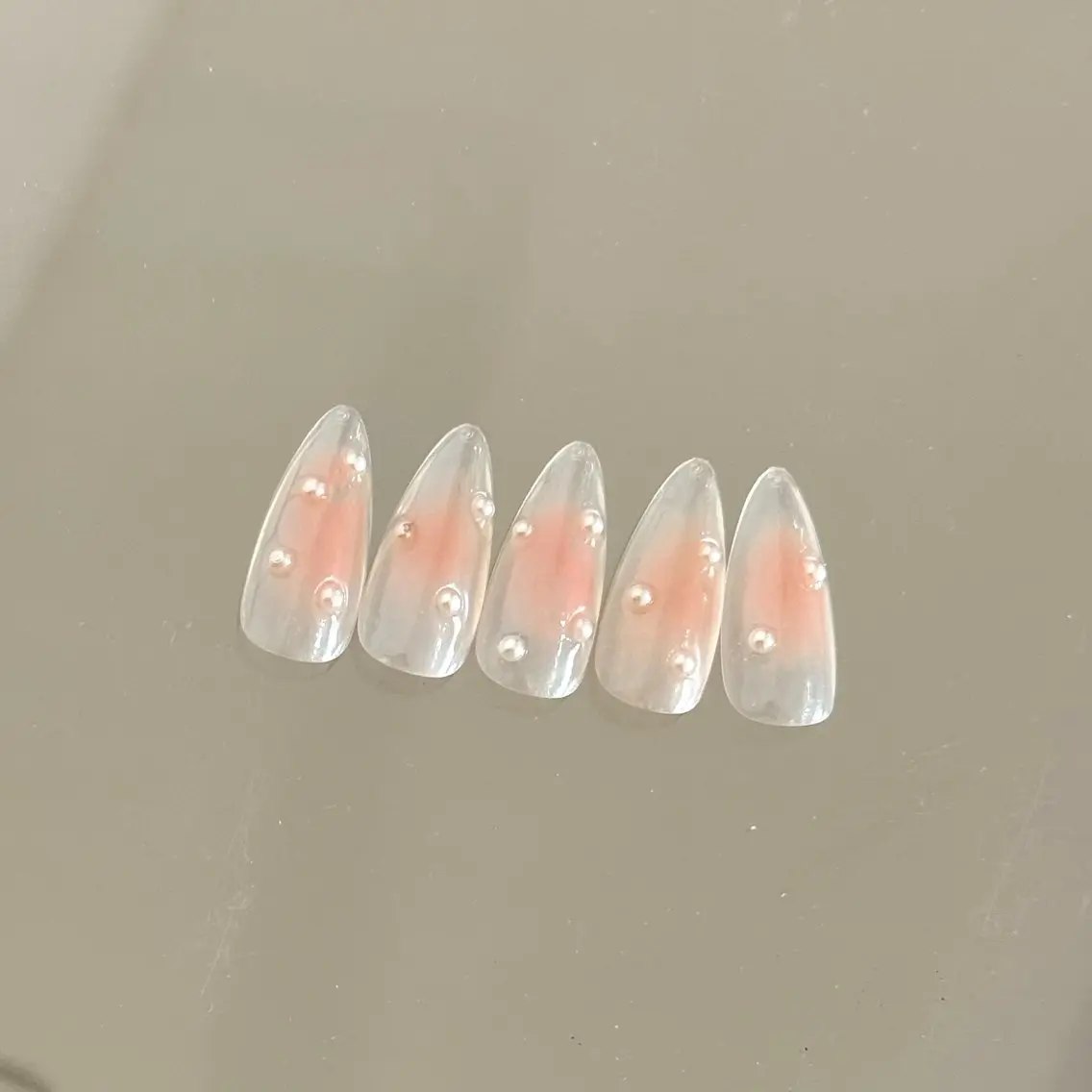 ネイル チークネイル クリアネイル ハンドネイル __shiho. nailのネイルデザイン