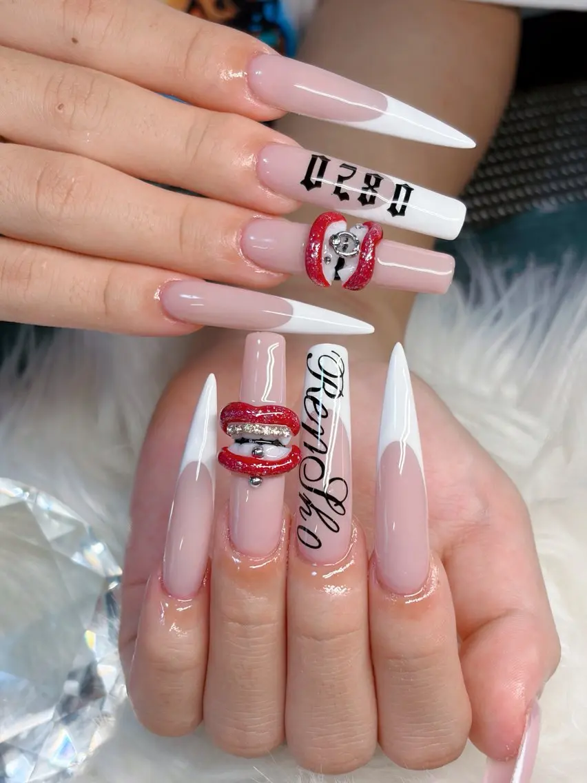ネイル アートネイル オーロラネイル チークネイル 長さ出し フットネイル ハンドネイル Chan nailsのネイルデザイン