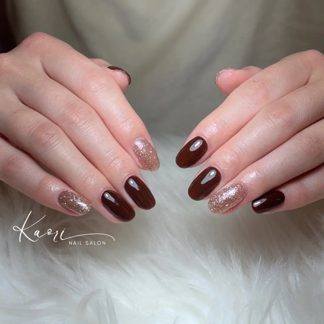 ネイル 韓国ネイル 持ち込み ニュアンスネイル ワンホンネイル ハンドネイル AKIKO NAILのネイルデザイン