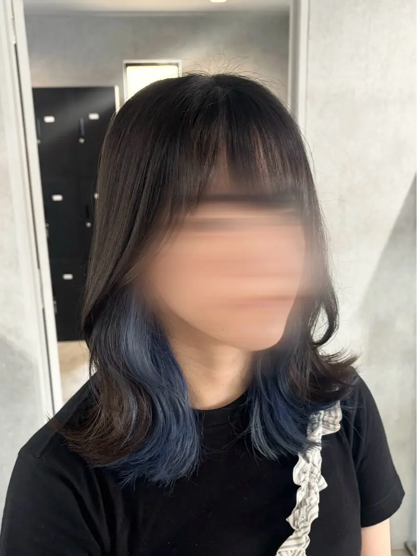 ミディアム ヘアカラー トリートメント 推しカラー/艶髪/ インナー/KAORIのヘアスタイル