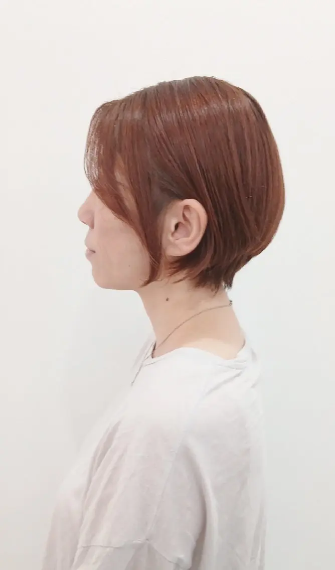 ショート カラー カット ヘアカラー トリートメント ヘッドスパ 齋藤 愛美のヘアスタイル