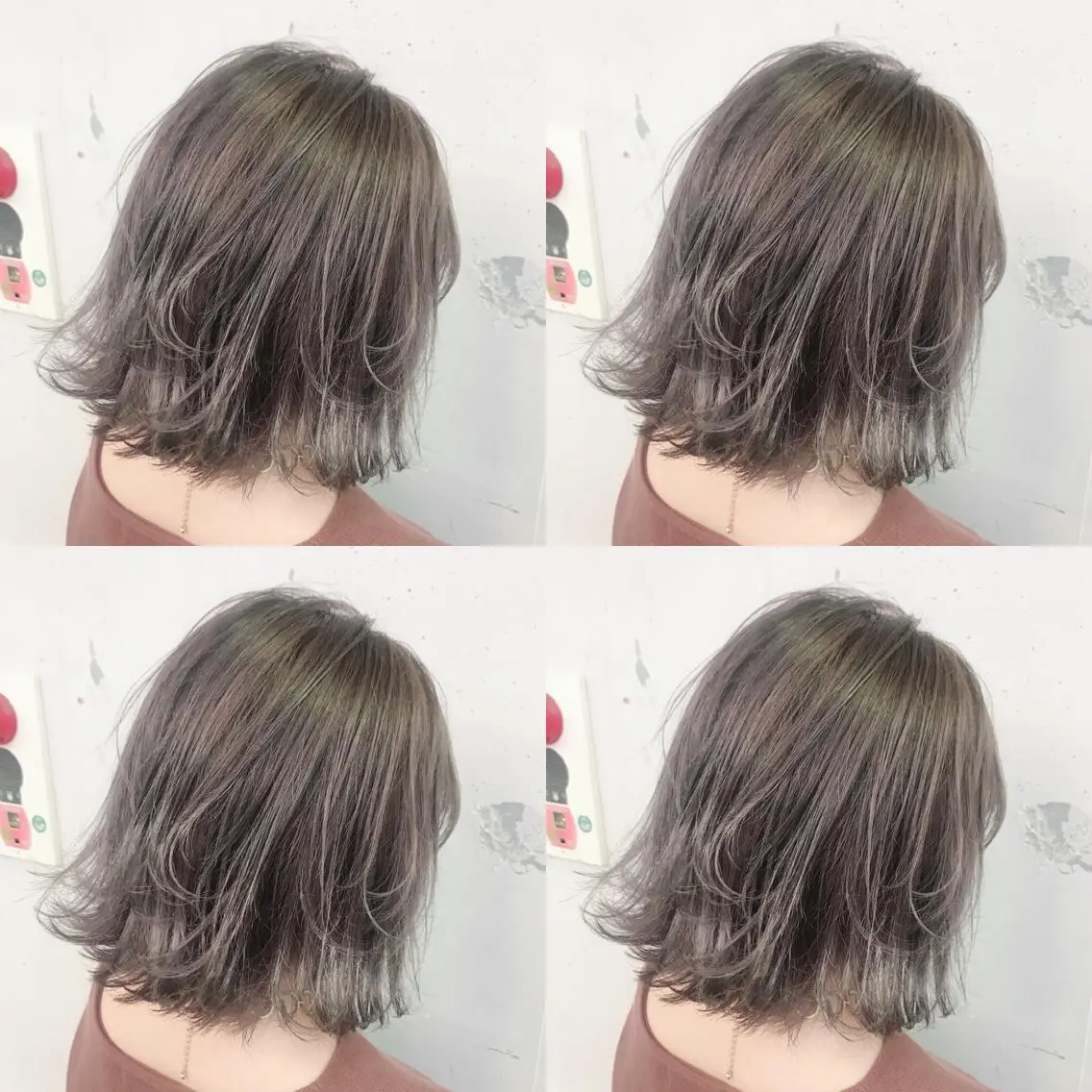 ショート カラー ヘアアレンジ キッズ ネイル マツエク・マツパ グラデーションカラー グレージュ グラデーション 垢抜け案内人 鈴木聖矢✂️のヘアスタイル