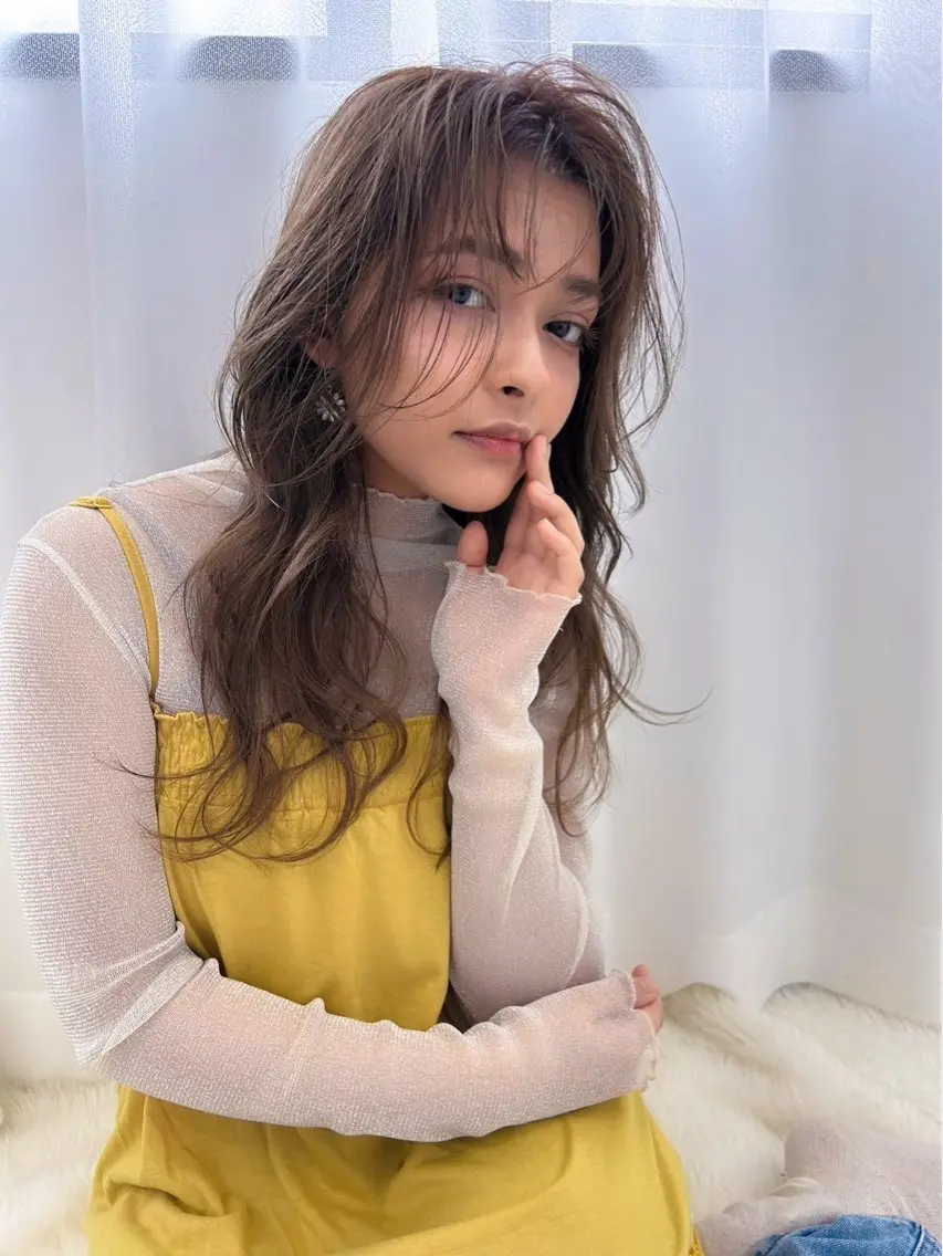 ロング カラー 西川 竜誠のヘアスタイル