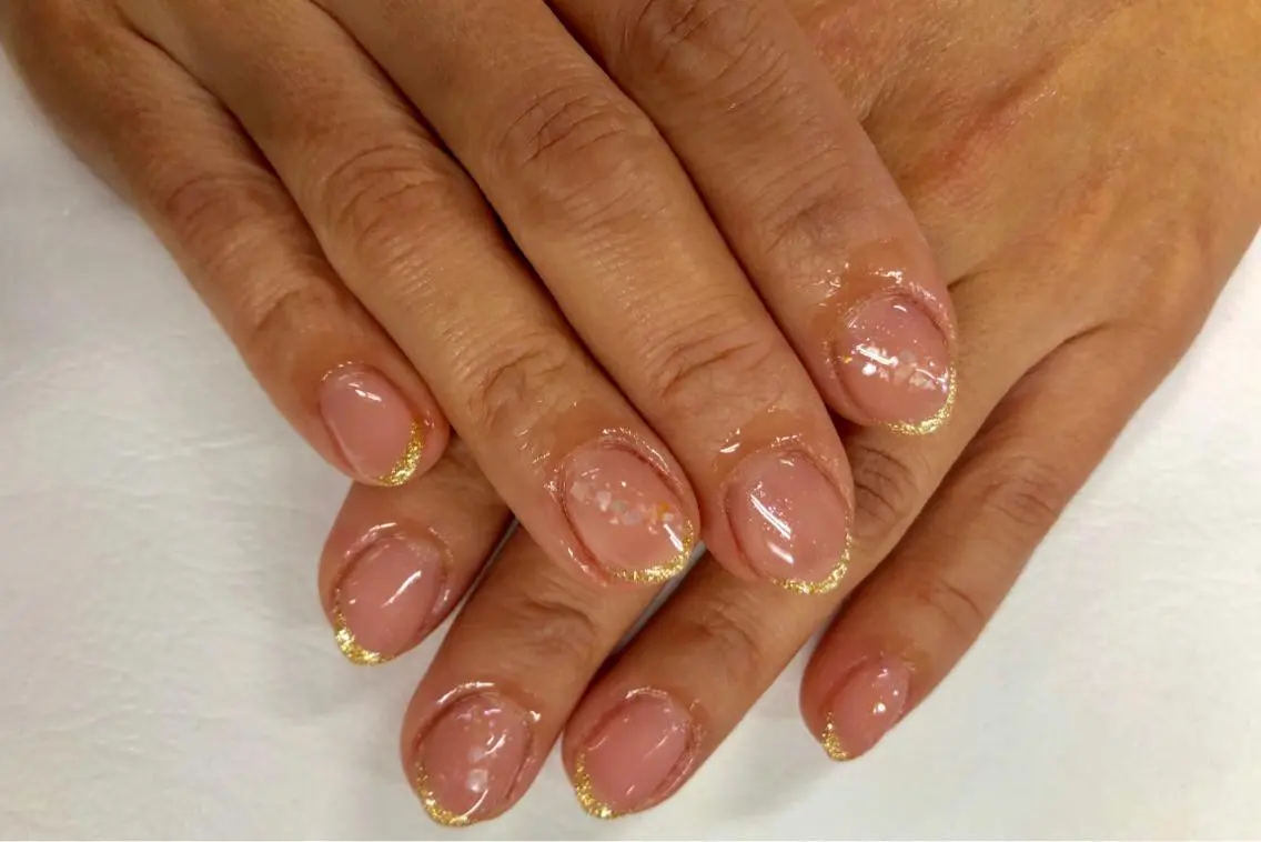 ネイル ラメ(グリッター) ハンドネイル ホワイトニング🦷 ネイル💅LEAのその他イメージ