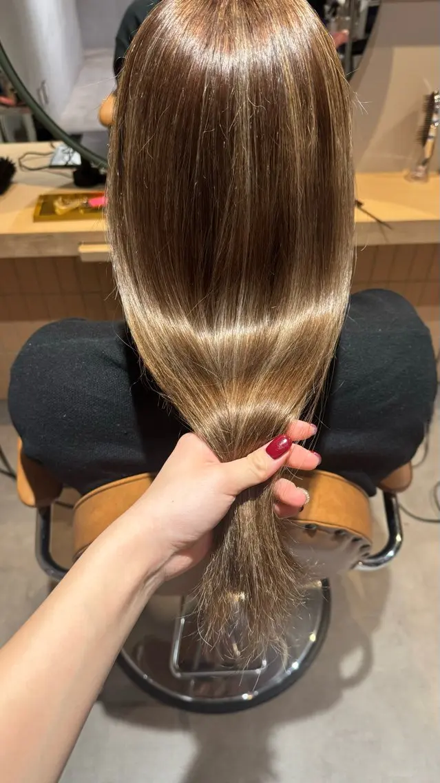 ロング カラー 松本 夢叶のヘアスタイル