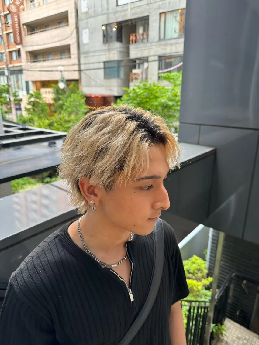 メンズ カット 河野 悠のヘアスタイル