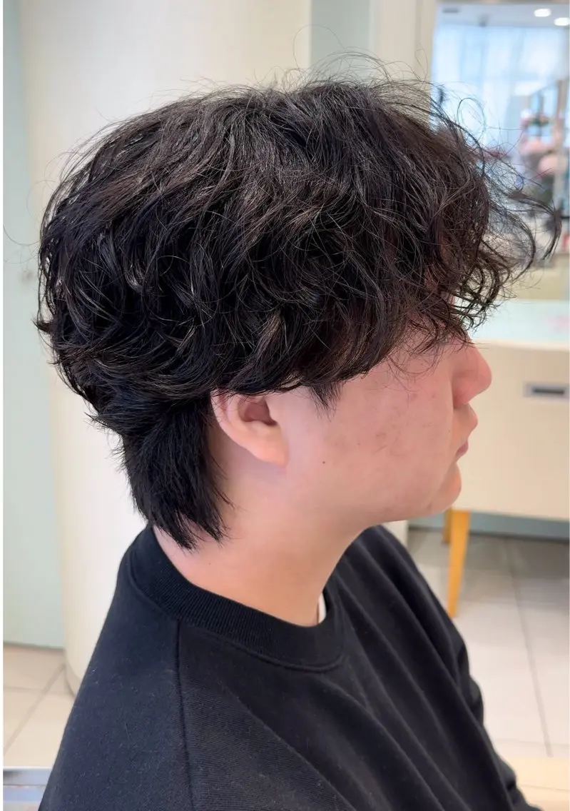 パーマ メンズ メンズパーマ メンズ縮毛矯正 ♠️店長下平隼人のヘアスタイル