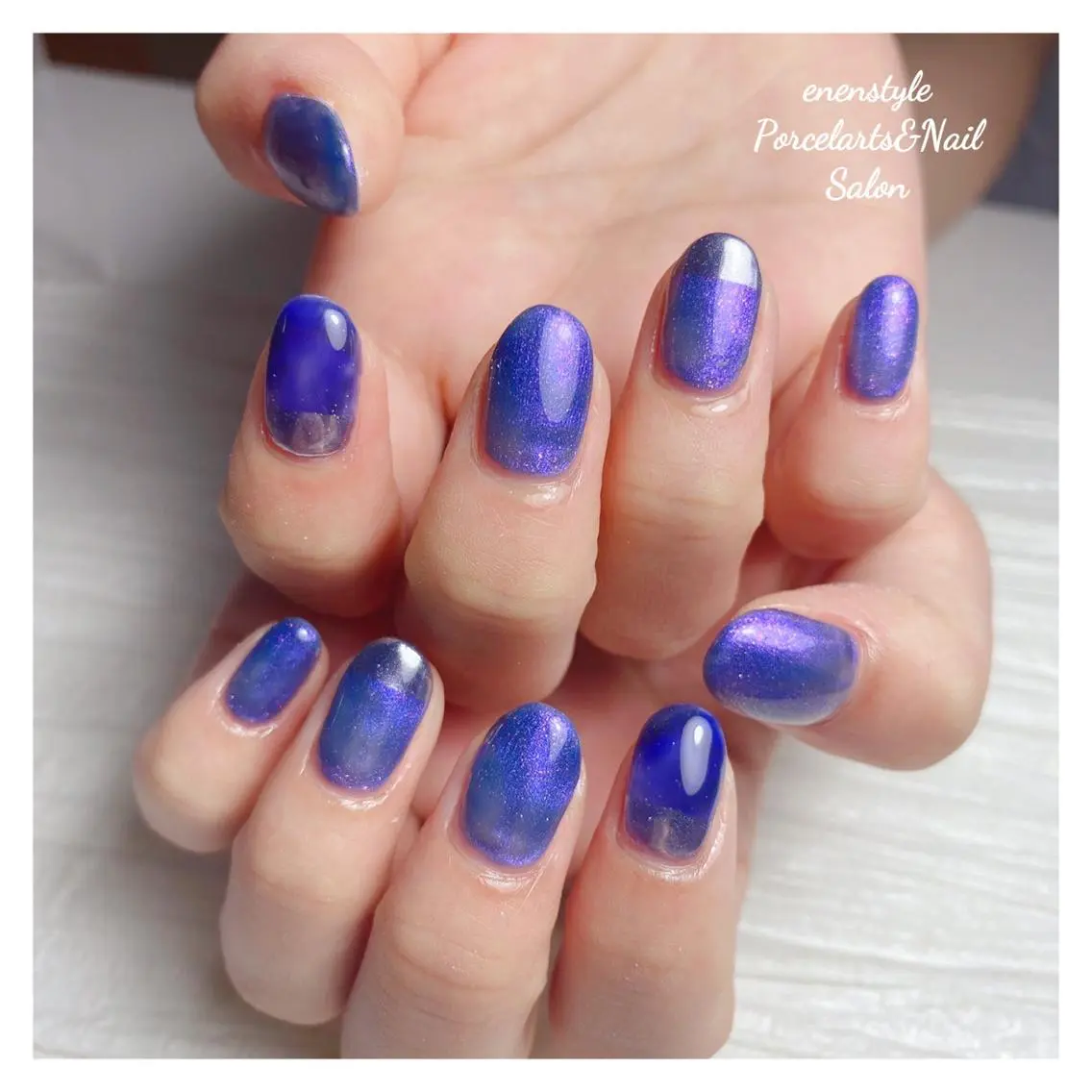 ミディアム ネイル 🐾enen style 🐾のネイルデザイン