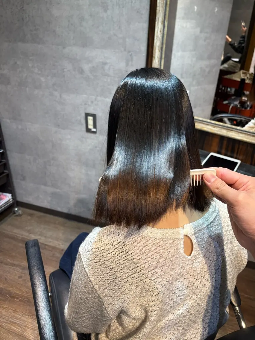 ミディアム カット トリートメント 🎈髪質改善カラー 縮毛矯正/河野🎈のヘアスタイル