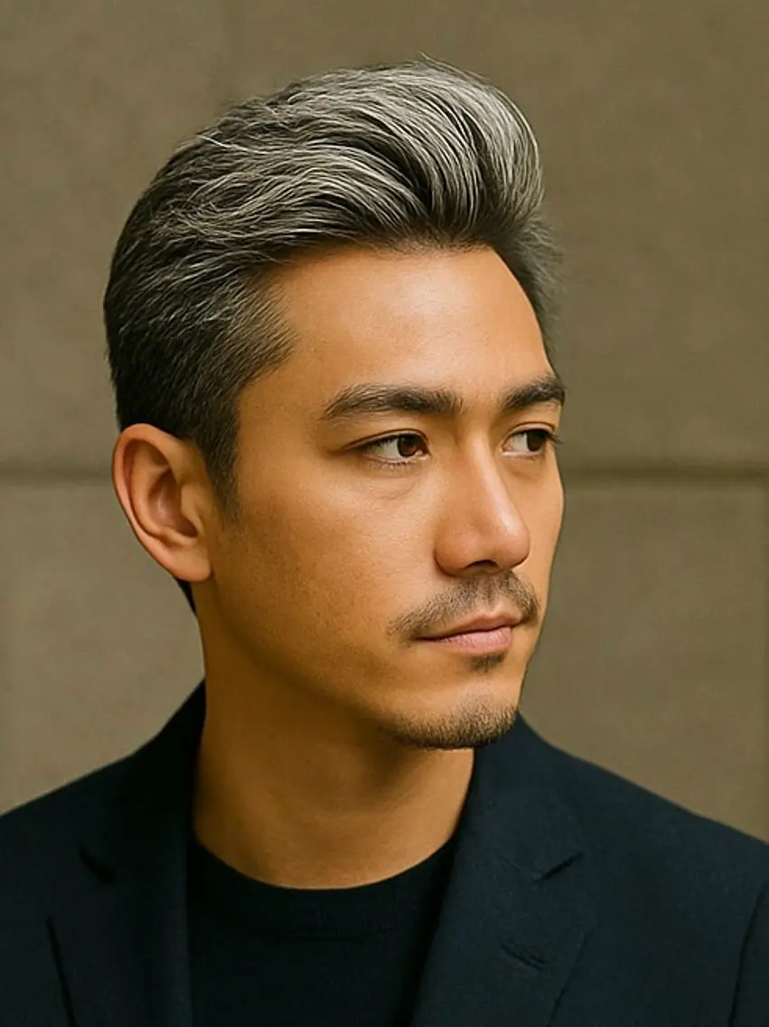 ショート カラー バレイヤージュ ハイライトカラー ハイライト レイヤーカット メンズ特化美容師 カラー専門ぺーターのヘアスタイル