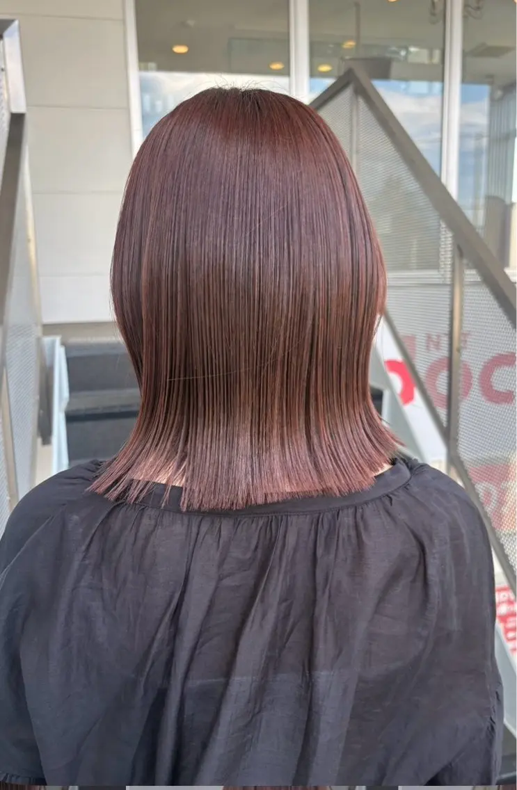 カラー ヘアカラー 中山 千優のヘアスタイル