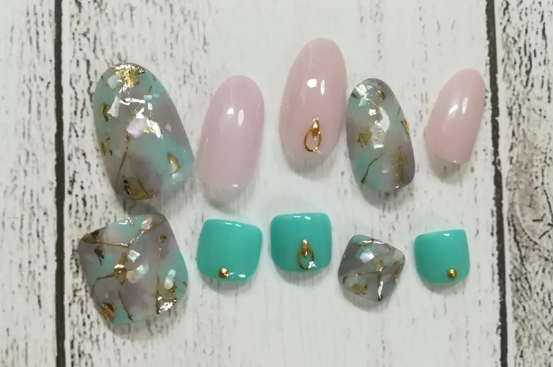ネイル 大理石ネイル(マーブル) Nailsalon See'sのネイルデザイン