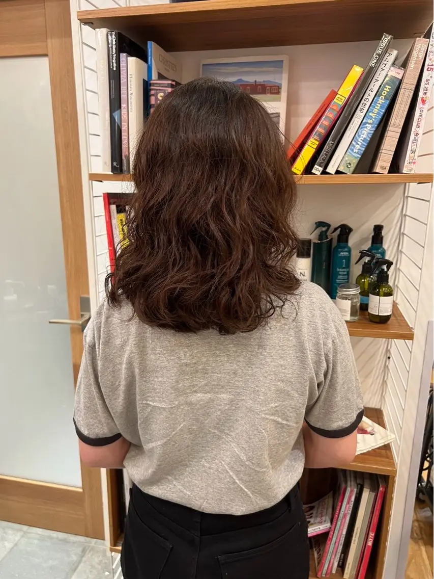 セミロング パーマ 穂乃香 BEAUTRIUMのヘアスタイル