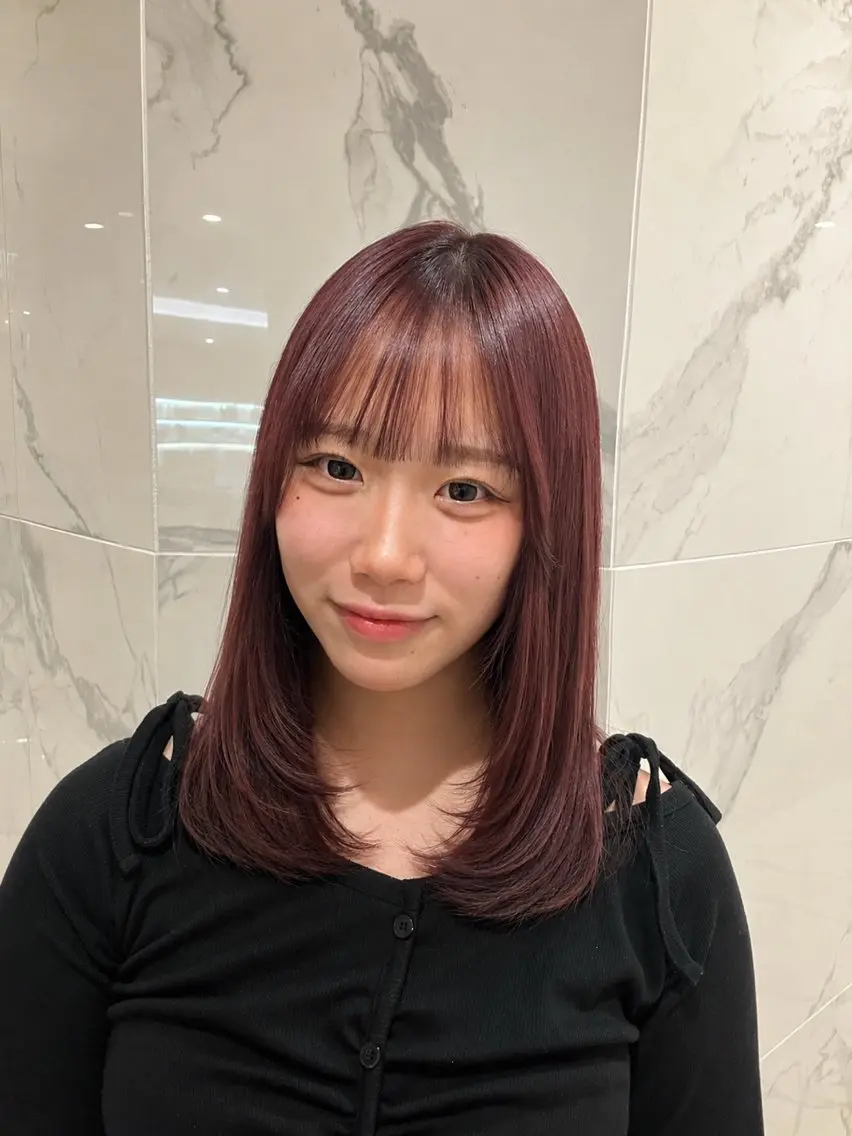 ミディアム CLALA広島 美月✨️のヘアスタイル