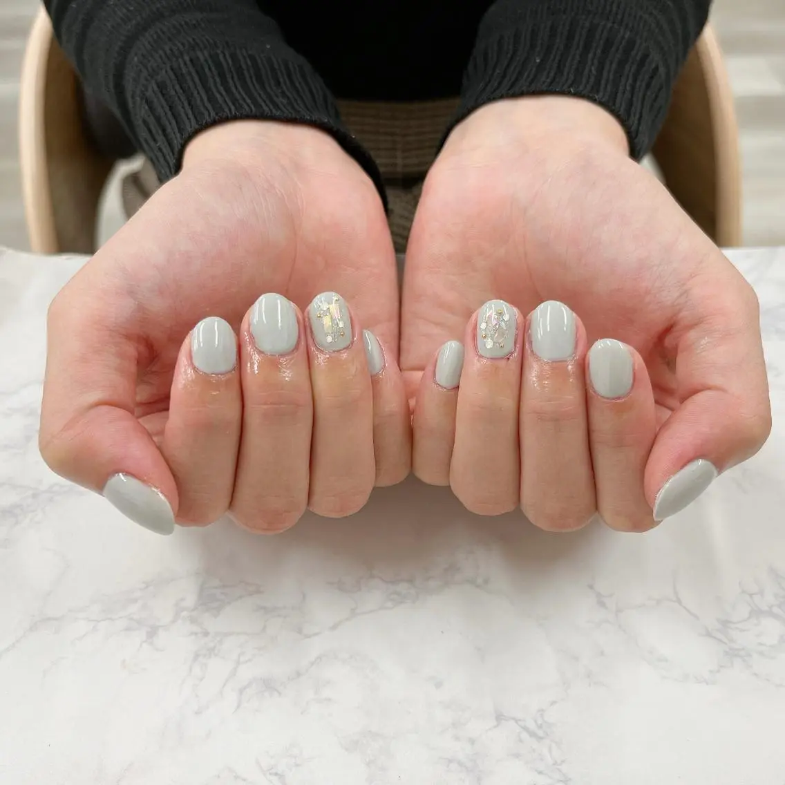 ネイル アートネイル ワンカラーネイル Bianca TORII🌞のネイルデザイン