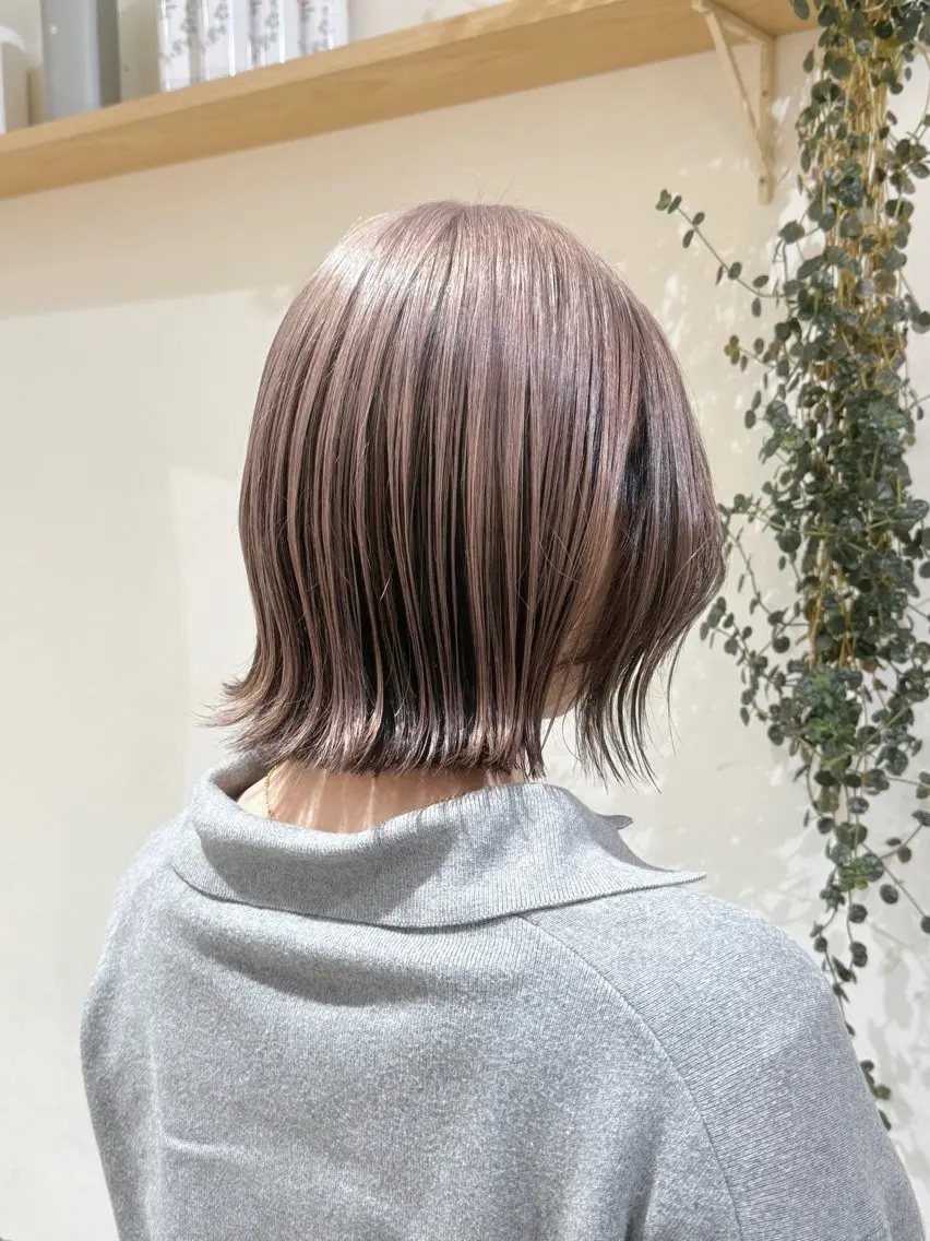 セミロング カラー ヘアカラー モテhair♡.* マツエク/さくら🍨のマツエク・マツパデザイン