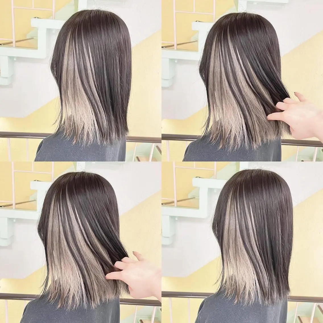 カラー ヘアカラー トリートメント 渋谷:インナーカラー ／🍒エリカ🍒のヘアスタイル