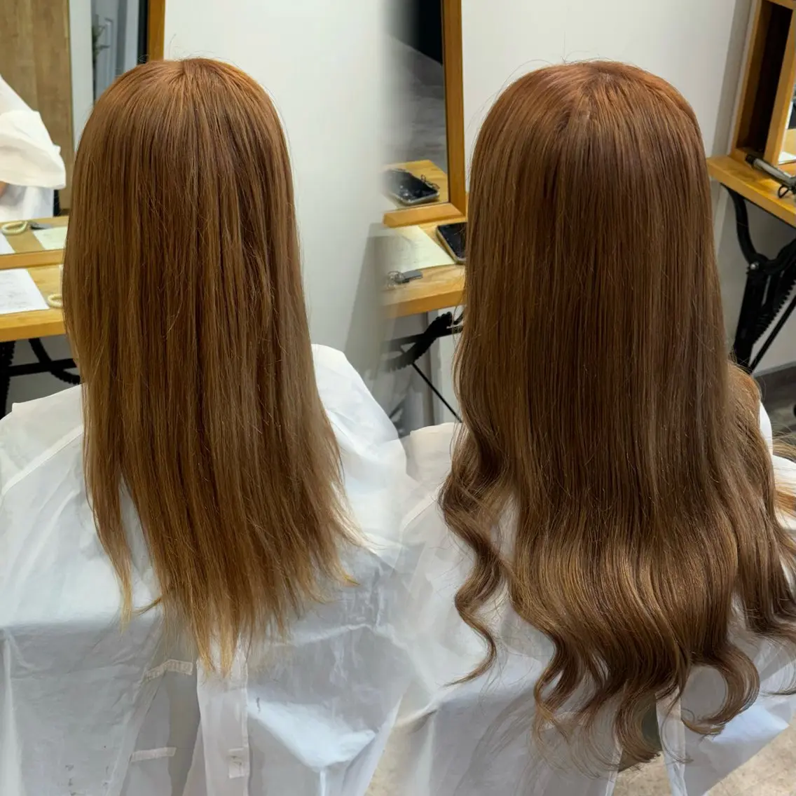 ミディアム シールエクステ エクステ ヘアカラー エクステ シールエクステ横浜 🐏☁️miminaのヘアスタイル