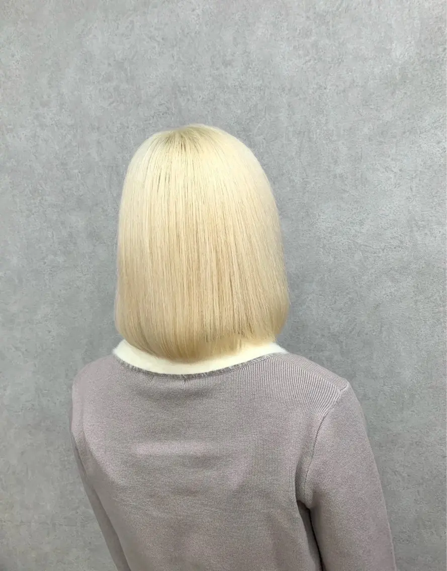カラー ヘアカラー トリートメント UNBLEACH ブリーチカラーのヘアスタイル