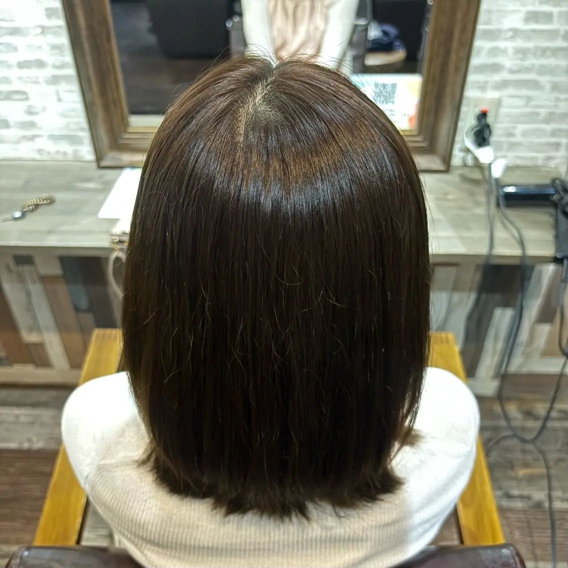 ミディアム カラー ブリーチ ブラウンカラー ヘアカラー ハルミヘアリゾート 蒼唯のヘアスタイル