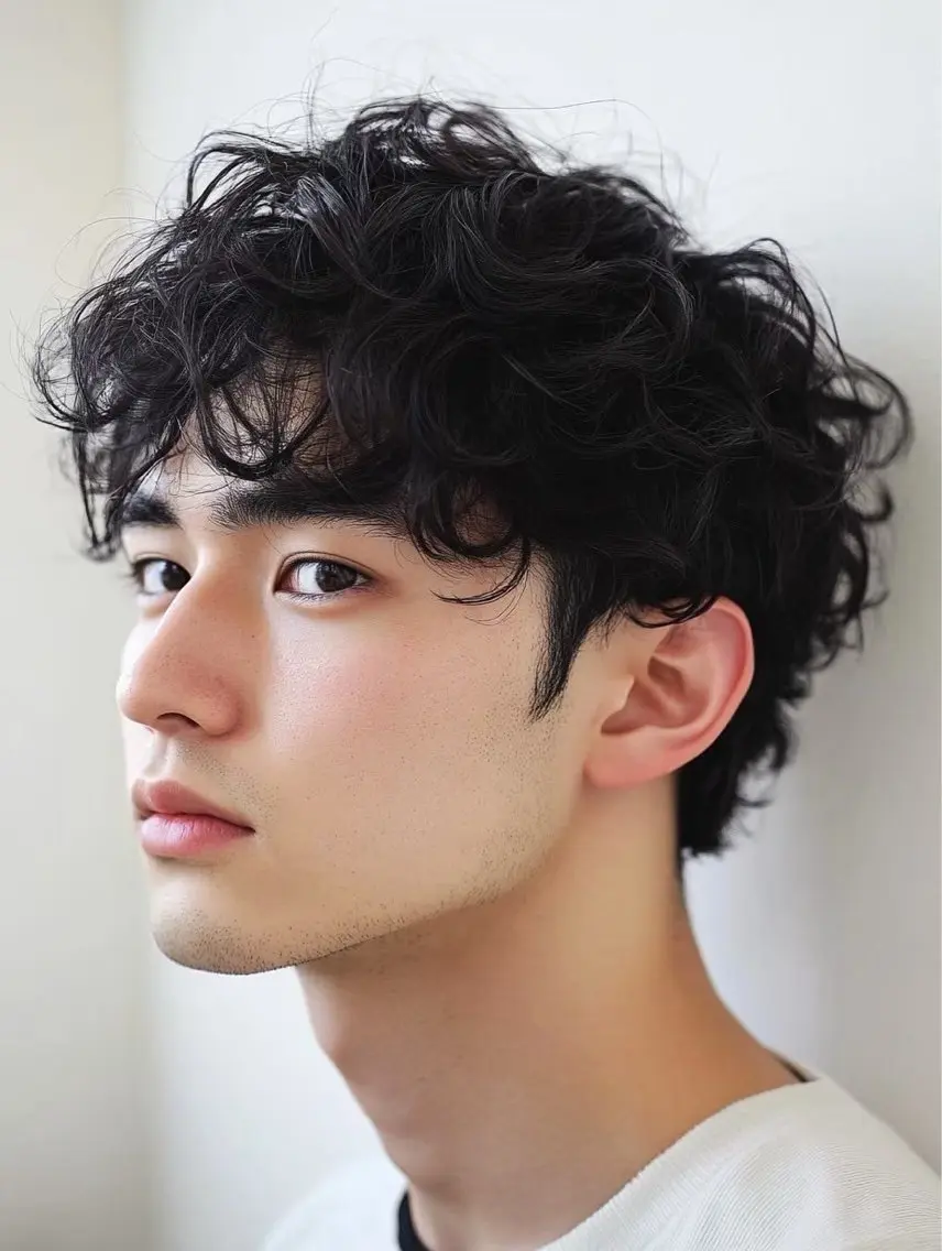 【🌀メンズカット+パーマモデル募集🌀】お時間は19時半以降限定✨注意事項を必ず読んください🙇♀️の写真