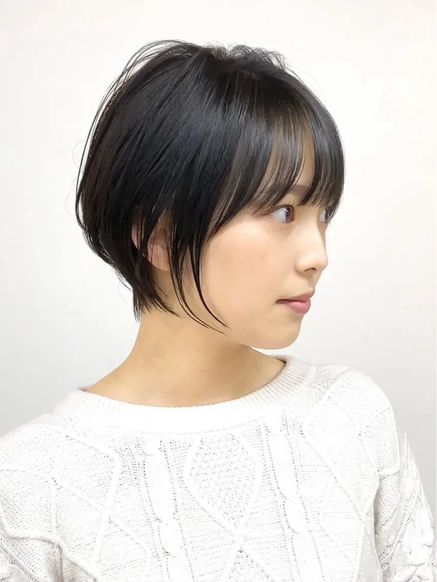 ショート カラー ショートボブ アッシュ アッシュブラウン ブラウンカラー ボブ 当日予約🆗ショート /ハイライト/松本のヘアスタイル