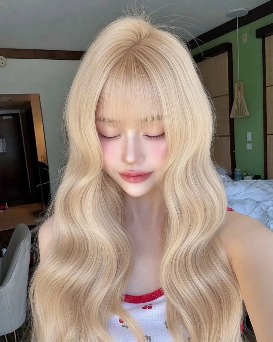 ロング カラー ヘアアレンジ ヘアカラー 透明感カラー🎀 Anju/渋谷🎀のヘアスタイル