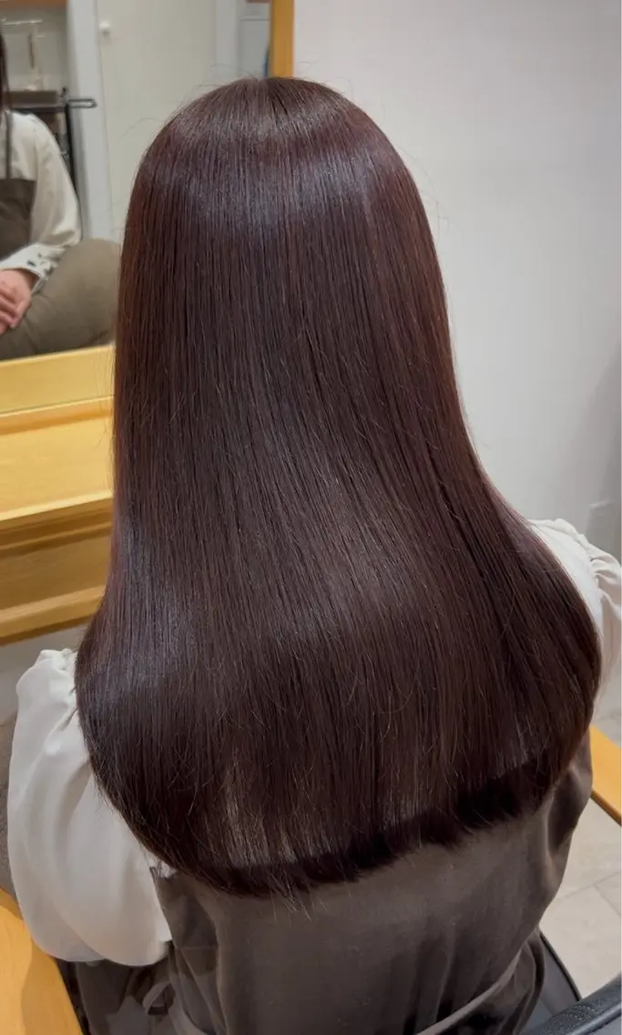 ロング カラー カット ヘアカラー トリートメント 澤田 華月のヘアスタイル