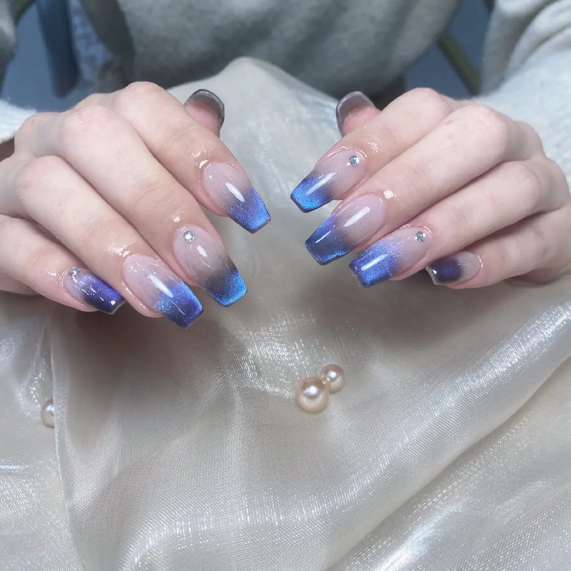 ネイル 長さ出し マグネットネイル ハンドネイル UM Nail Salonのネイルデザイン