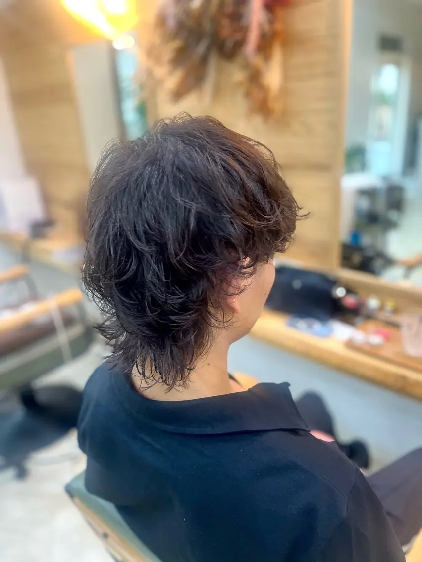 カット+パーマ≫髪にナチュラルな動きをデザイン♡の写真