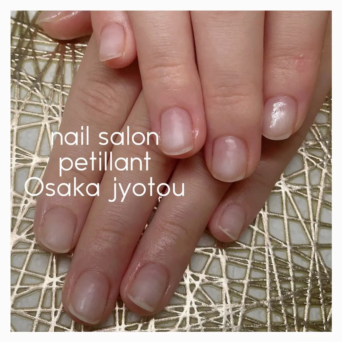 ネイル クリアネイル ジェルネイル nail salon petillantのネイルデザイン