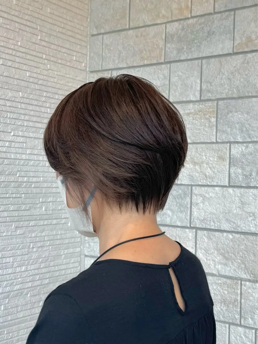 ショート カラー ヘアカラー YUKA .のヘアスタイル